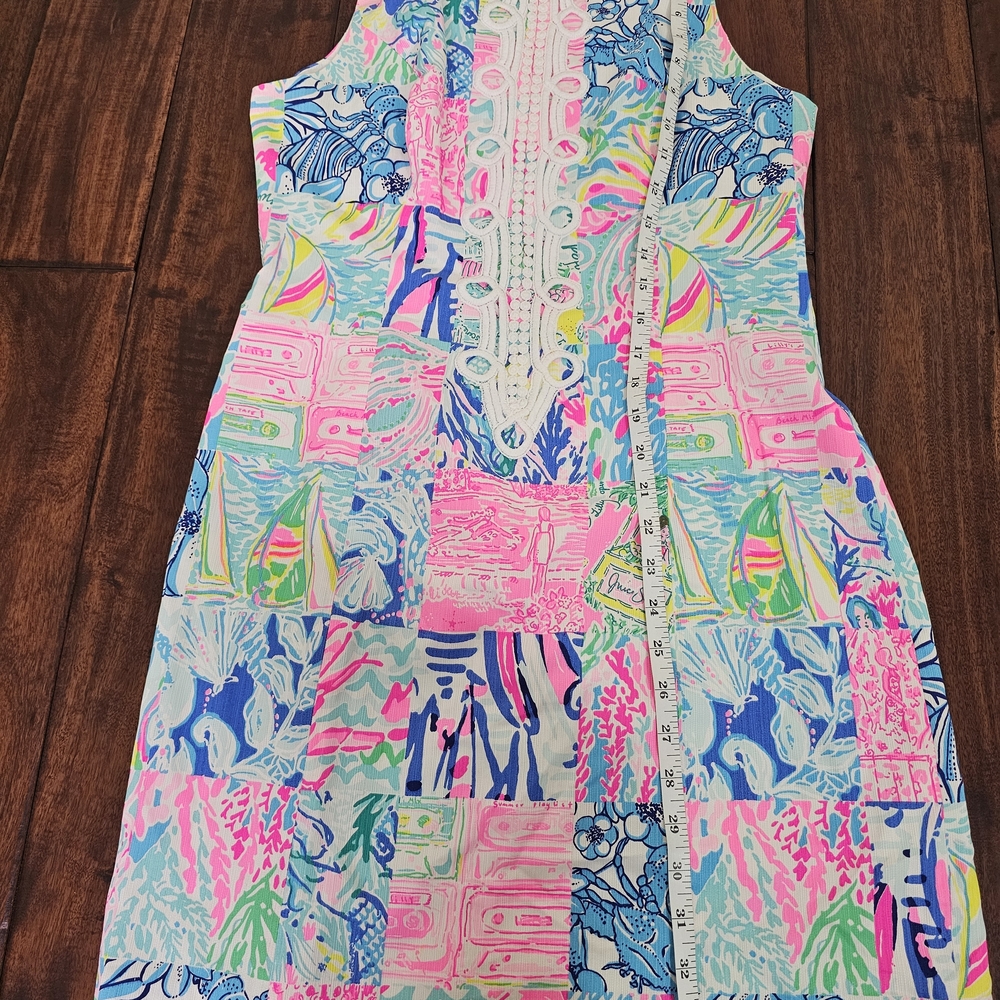 Lilly Pulitzer Alexa Shift Dress Multi Pop Up Sum… - image 2